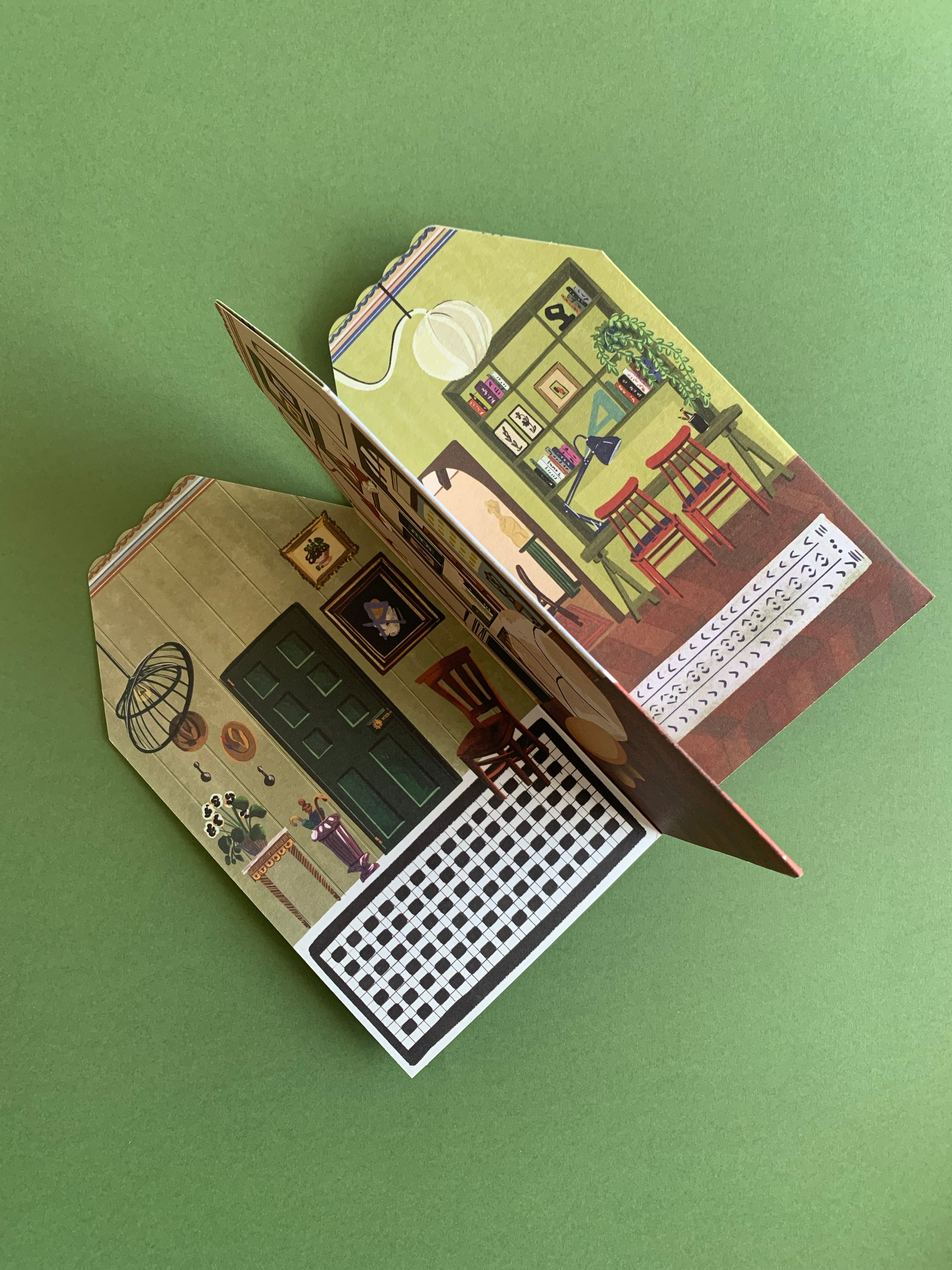 Libro-Acordeón "Casita de muñecas"