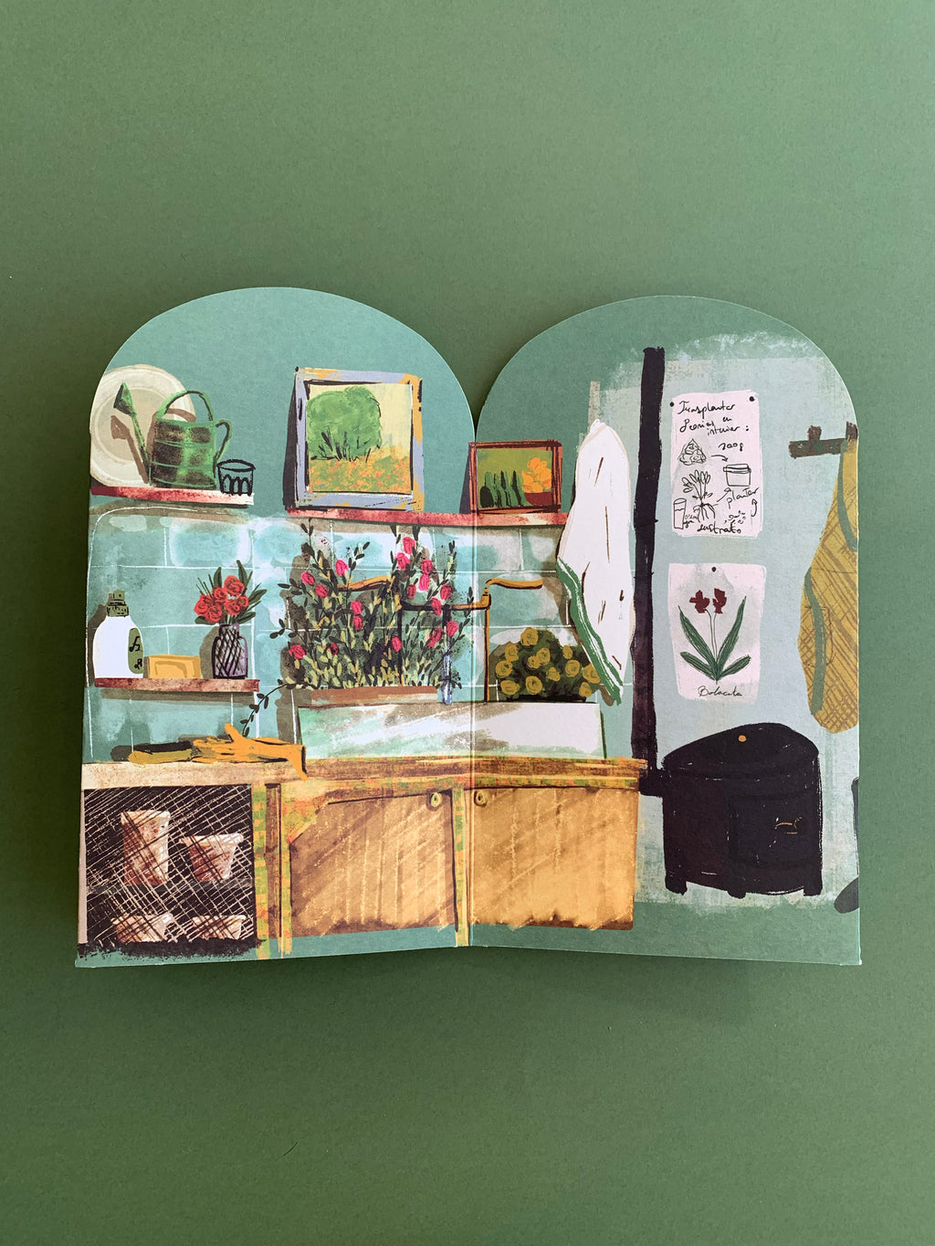 Libro-Acordeón "Invernadero"