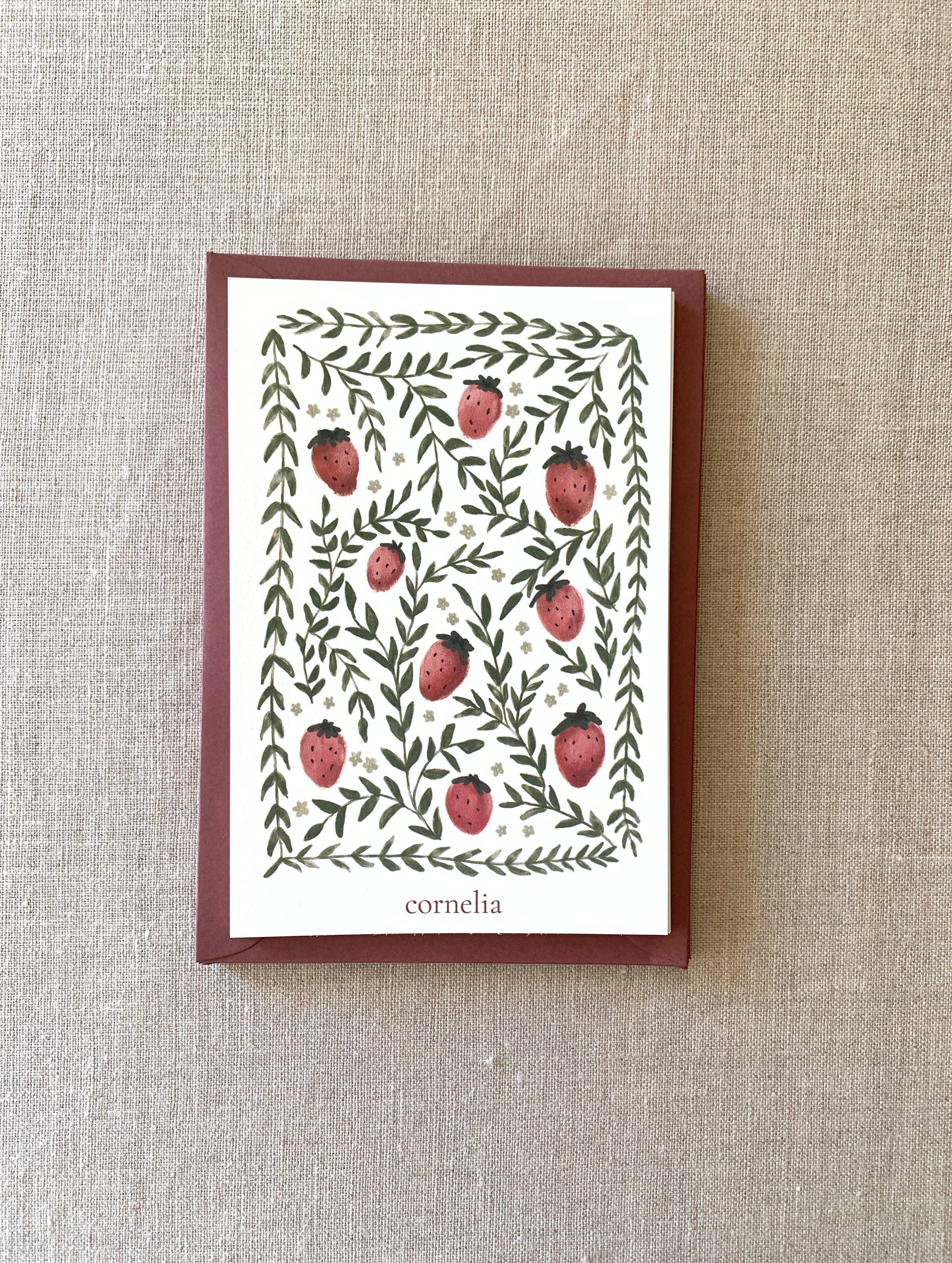 Postal Fresas - Pack 10 uds.