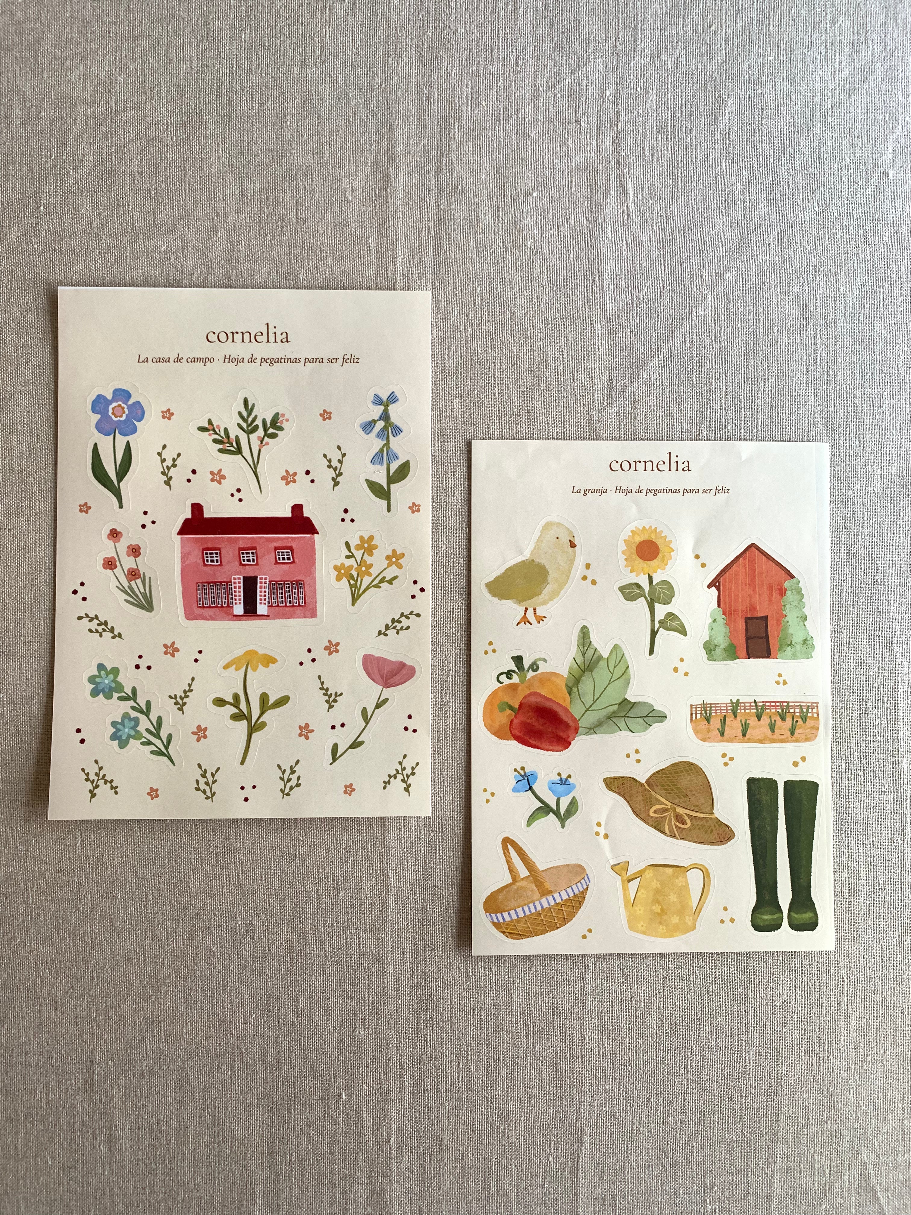 Set de papelería · Caja Roja "La Granja"