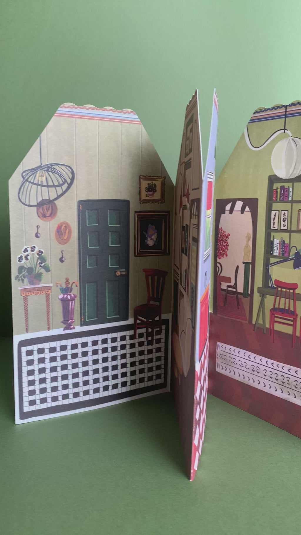 Libro-Acordeón "Casita de muñecas"